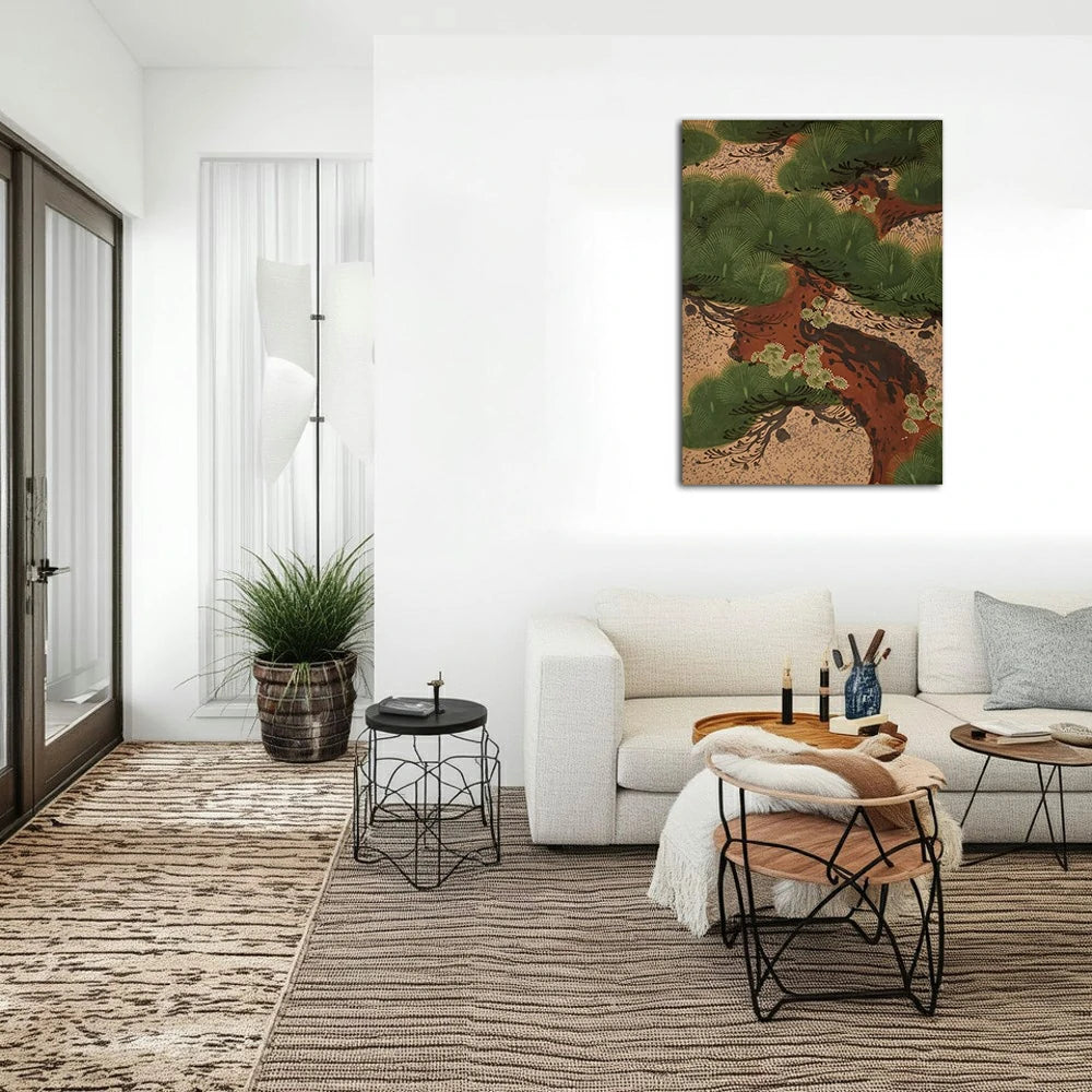 LUXORA Hand-Painted Oil Painting 50/80/100cm - Modern Minimalist Wall Painting Crafted for Neutral Home Aesthetics