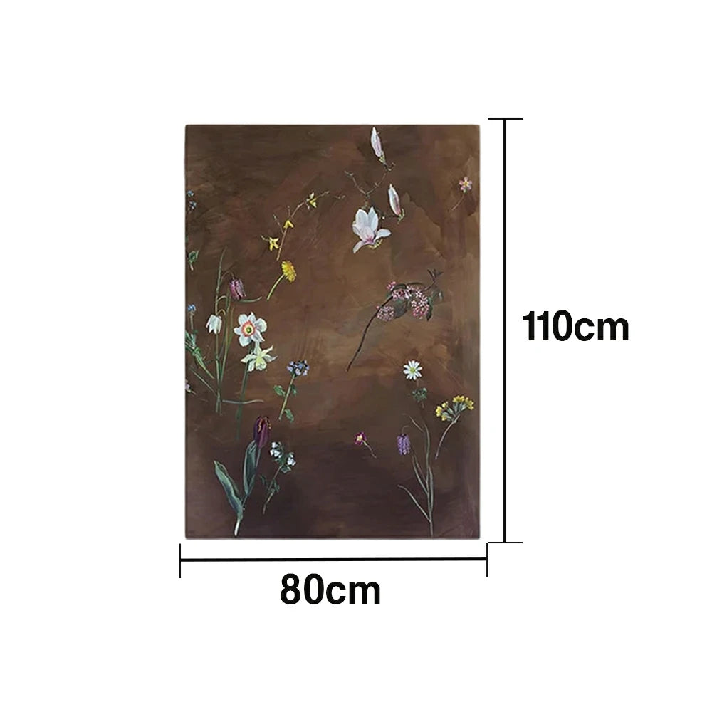 LUXORA Hand-Painted Oil Painting 50/80/100cm - Minimalist Art with Balanced Brush Movement and Clean Linear Detail