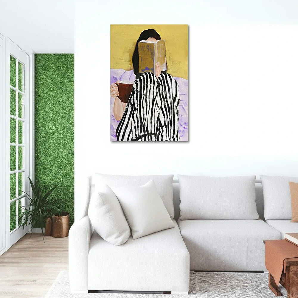 LUXORA Hand-Painted Oil Painting 50/80/100cm - Contemporary Wall Art Adding Subtle Sophistication to Light Interiors