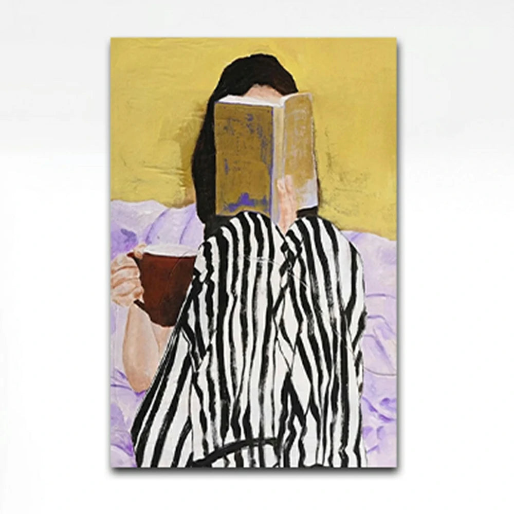 LUXORA Hand-Painted Oil Painting 50/80/100cm - Contemporary Wall Art Adding Subtle Sophistication to Light Interiors