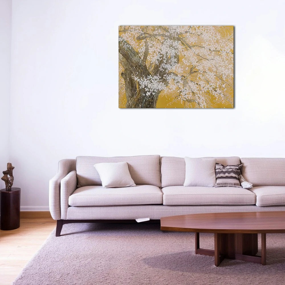 LUXORA Hand-Painted Oil Painting 70/110/140cm - Refined Wall Art That Blends Harmony, Balance and Simplicity