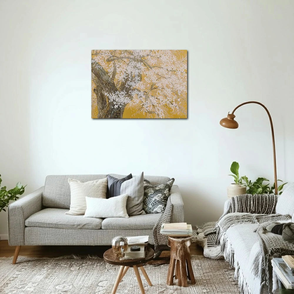 LUXORA Hand-Painted Oil Painting 70/110/140cm - Refined Wall Art That Blends Harmony, Balance and Simplicity