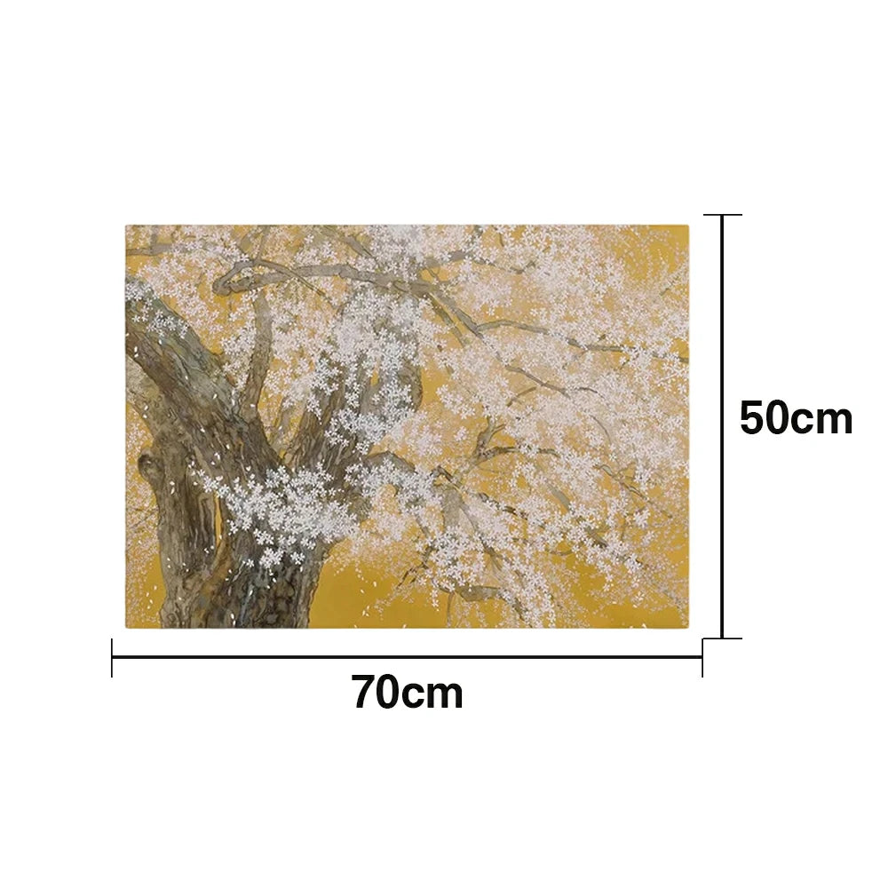 LUXORA Hand-Painted Oil Painting 70/110/140cm - Refined Wall Art That Blends Harmony, Balance and Simplicity