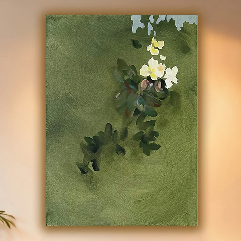 LUXORA Hand-Painted Oil Painting 50/80/100cm - Minimalist Hand-Painted Design That Enhances Contemporary Living Areas with Subtle Elegance and Warmth