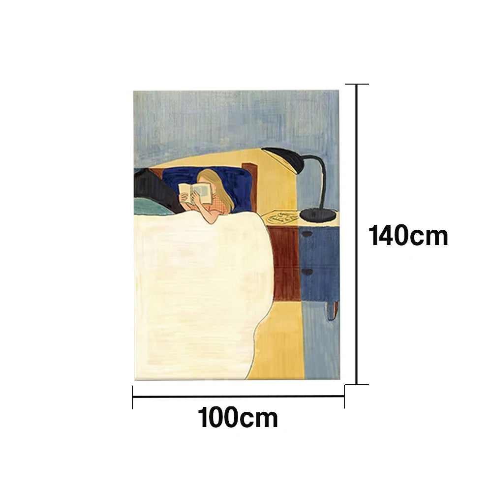 LUXORA Hand-Painted Oil Painting 50/80/100cm - Premium Hand-Painted Abstract Design That Adds Balance and Warmth to Living, Dining and Relaxed Lounge Spaces