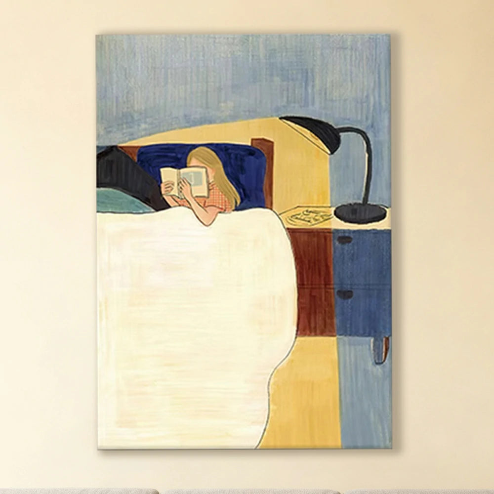 LUXORA Hand-Painted Oil Painting 50/80/100cm - Premium Hand-Painted Abstract Design That Adds Balance and Warmth to Living, Dining and Relaxed Lounge Spaces