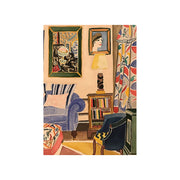 LUXORA Hand-Painted Oil Painting 50/80/100cm - Contemporary Neutral Wall Art with Gentle Lines and Textured Finish for Modern, Elegant Home Décor