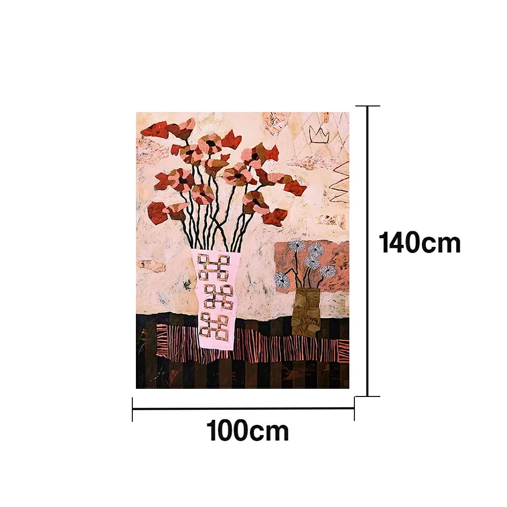 LUXORA Hand-Painted Oil Painting 50/80/100cm - Refined Minimalist Wall Art Offering Gentle Colour Harmony and Subtle Texture for Modern Home Decor