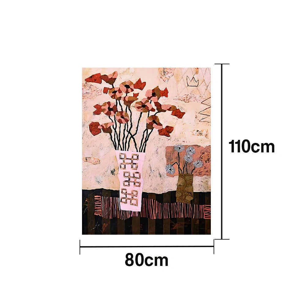 LUXORA Hand-Painted Oil Painting 50/80/100cm - Refined Minimalist Wall Art Offering Gentle Colour Harmony and Subtle Texture for Modern Home Decor