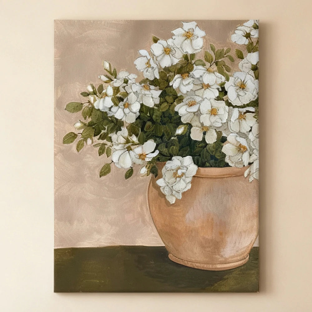 LUXORA Hand-Painted Oil Painting 50/80/100cm - Modern Abstract Canvas Painting with Gentle Colours and Smooth Texture for Living Rooms, Bedrooms and Hallway Walls