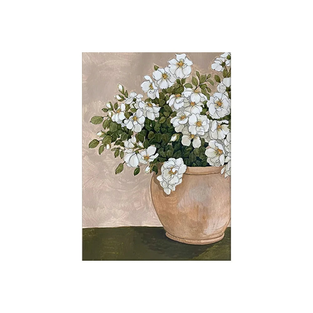 LUXORA Hand-Painted Oil Painting 50/80/100cm - Modern Abstract Canvas Painting with Gentle Colours and Smooth Texture for Living Rooms, Bedrooms and Hallway Walls