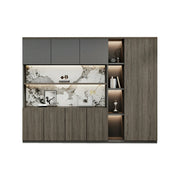 LUXORA 2.4m File Cabinet Large Capacity Office Storage Cabinet for Study Workspace