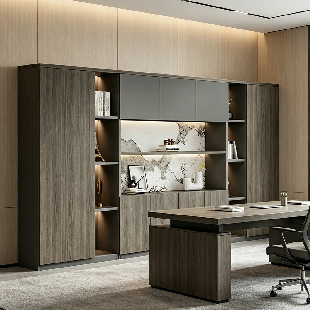 LUXORA 3.6m File Cabinet Large Capacity Office Storage Cabinet for Study Workspace