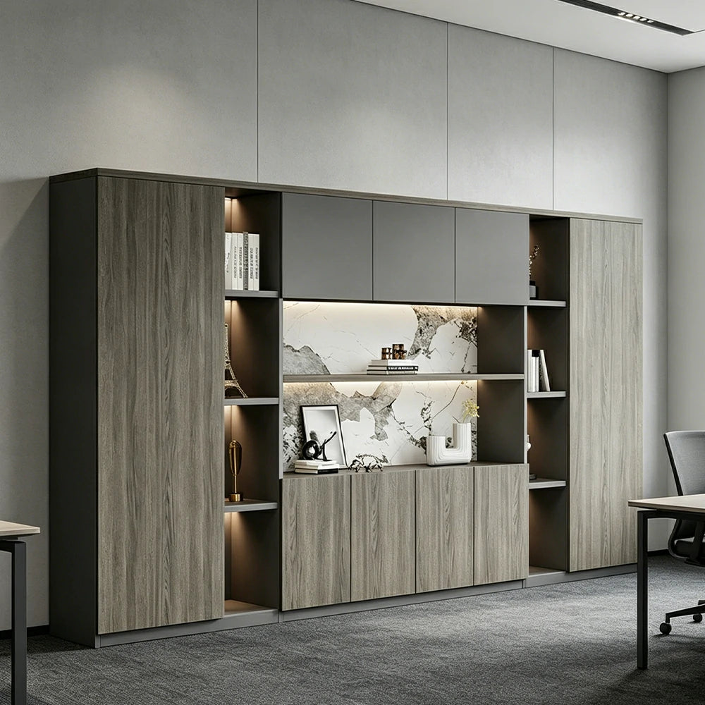 LUXORA 3.6m File Cabinet Large Capacity Office Storage Cabinet for Study Workspace