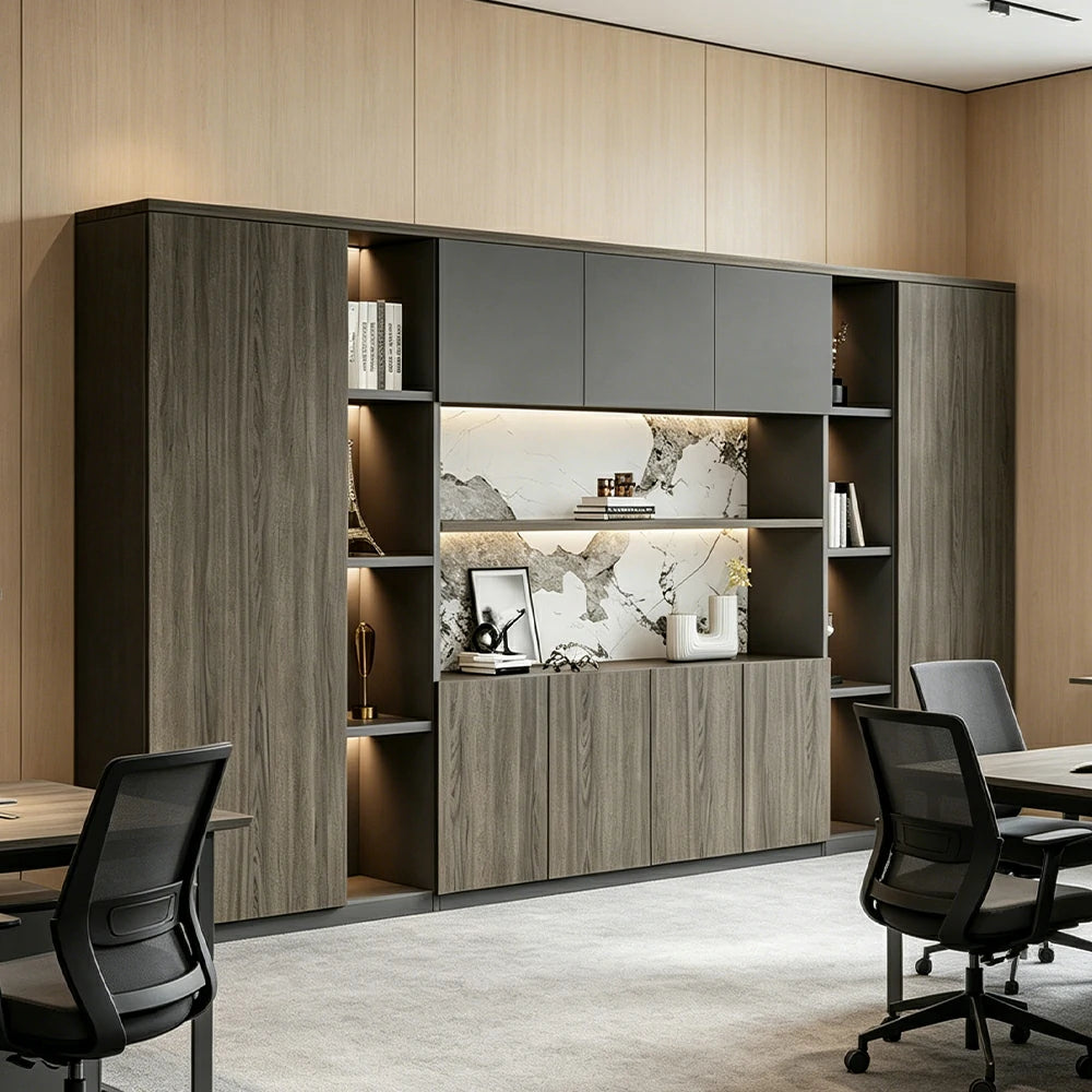 LUXORA 3.6m File Cabinet Large Capacity Office Storage Cabinet for Study Workspace