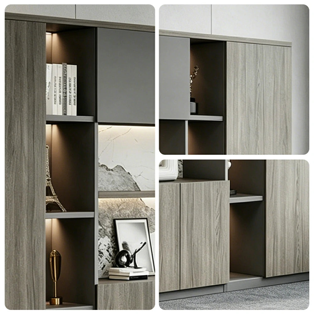 LUXORA 3.6m File Cabinet Large Capacity Office Storage Cabinet for Study Workspace