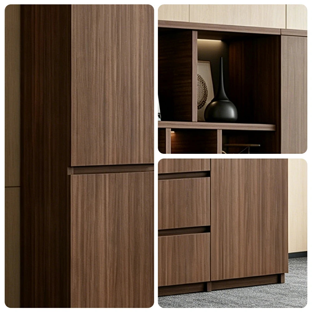 LUXORA 1.6m File Cabinet Large Capacity Office Storage Cabinet for Study Workspace