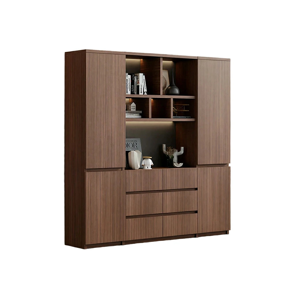 LUXORA 1.6m File Cabinet Large Capacity Office Storage Cabinet for Study Workspace