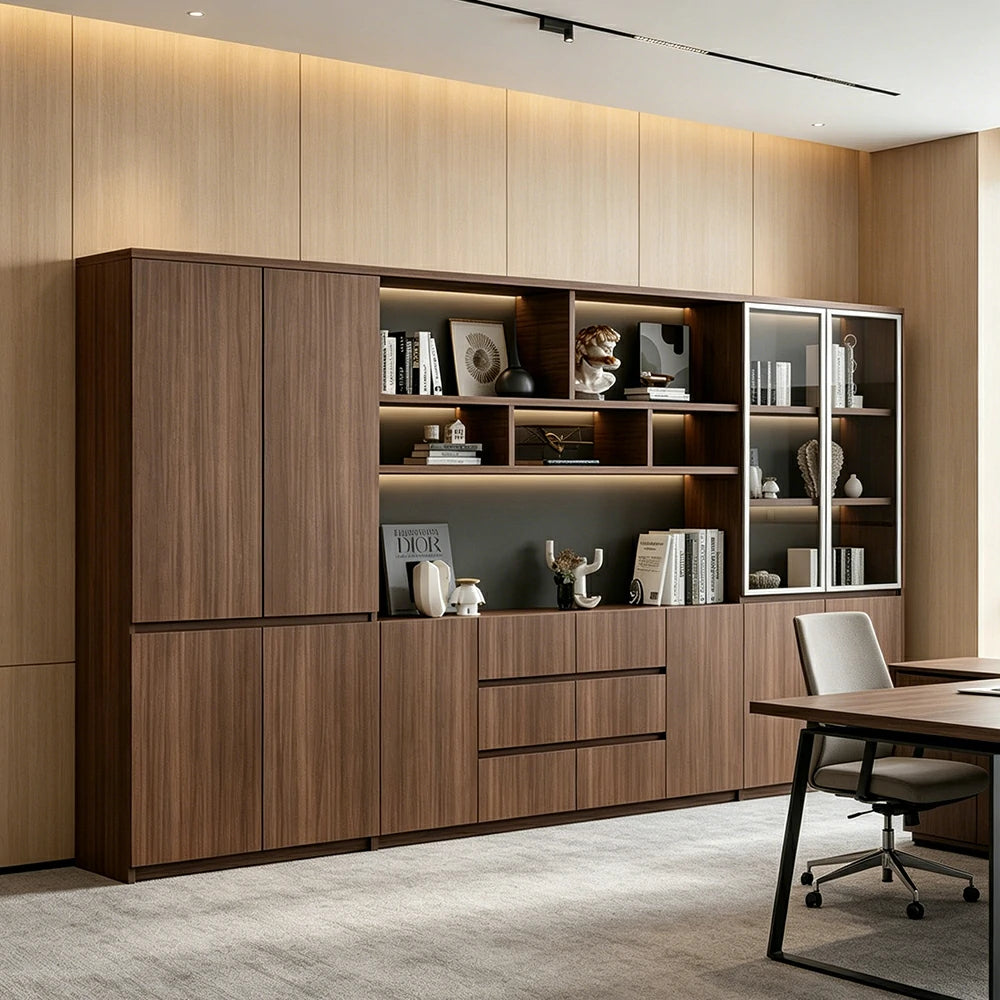 LUXORA 3.2m File Cabinet Large Capacity Office Storage Cabinet for Study Workspace