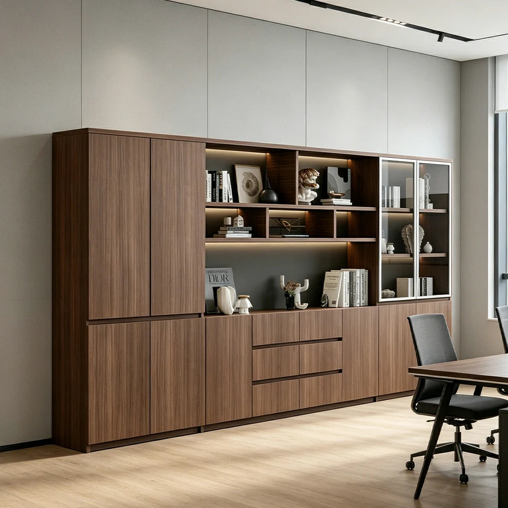 LUXORA 3.2m File Cabinet Large Capacity Office Storage Cabinet for Study Workspace