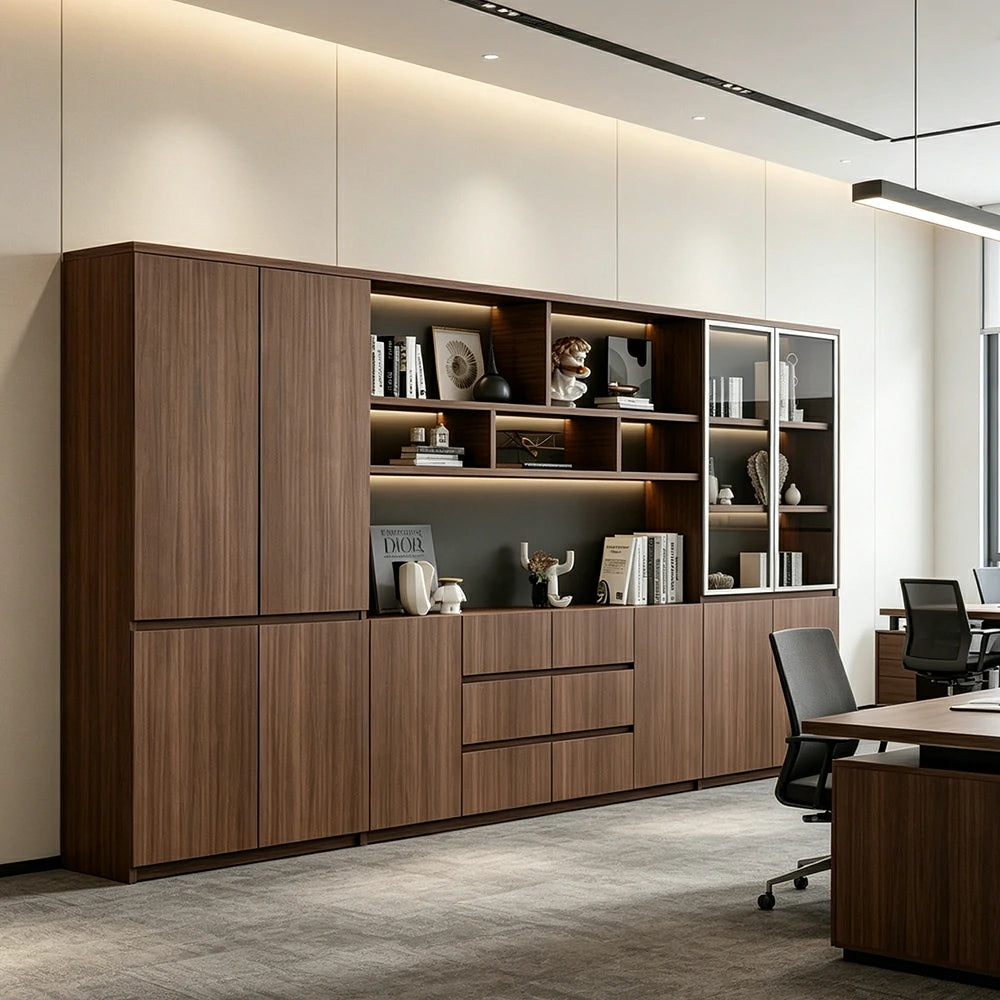 LUXORA 3.2m File Cabinet Large Capacity Office Storage Cabinet for Study Workspace
