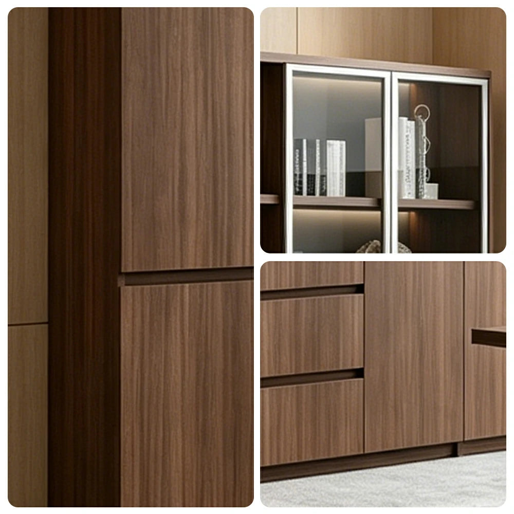 LUXORA 3.2m File Cabinet Large Capacity Office Storage Cabinet for Study Workspace