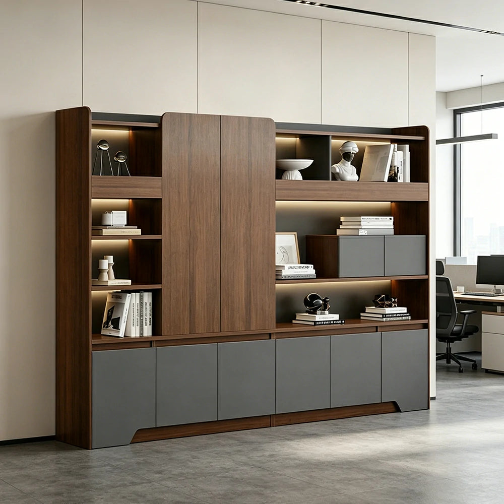 LUXORA 2.4m File Cabinet Large Capacity Office Storage Cabinet for Study Workspace
