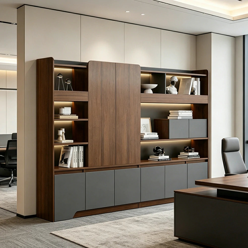 LUXORA 2.4m File Cabinet Large Capacity Office Storage Cabinet for Study Workspace