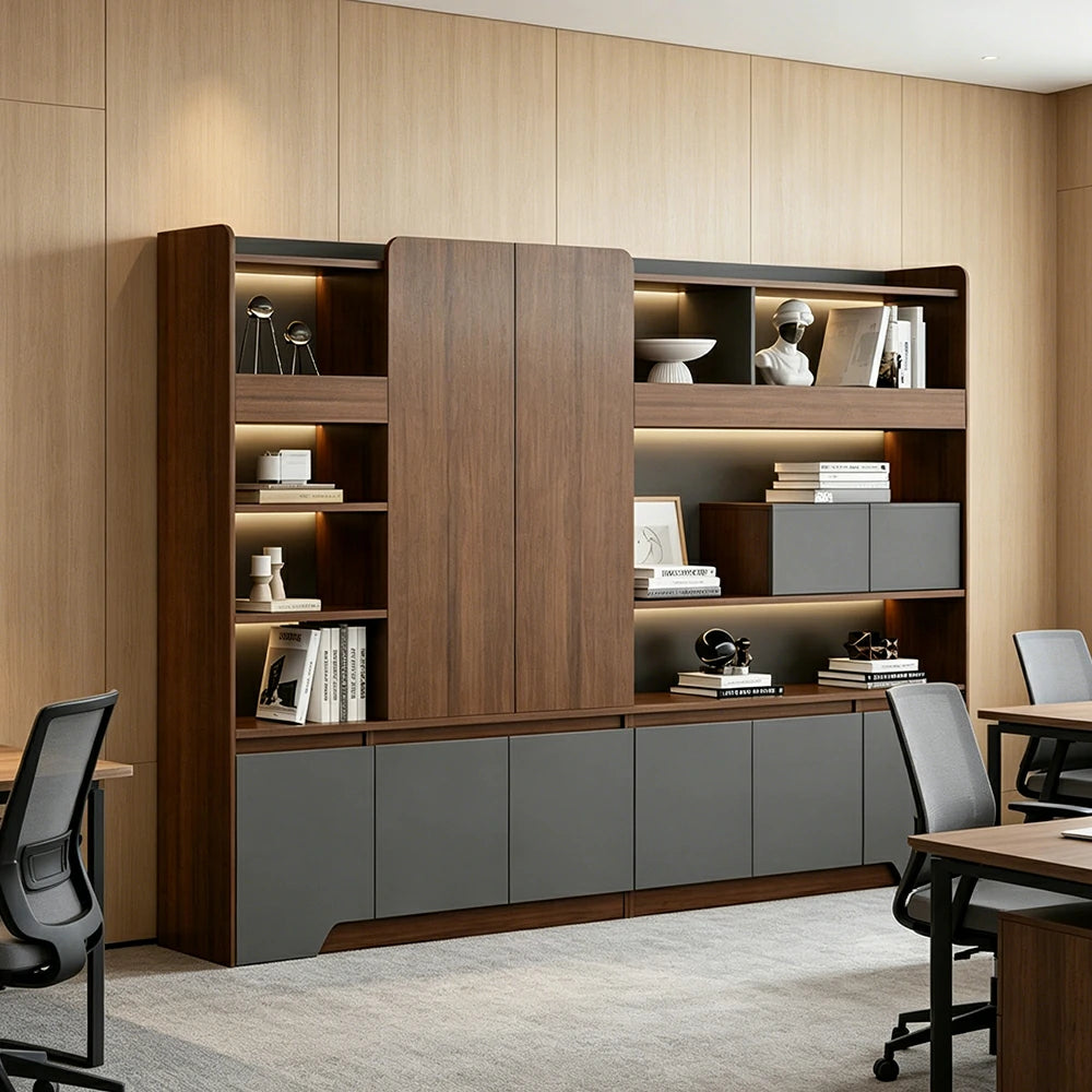 LUXORA 2.4m File Cabinet Large Capacity Office Storage Cabinet for Study Workspace