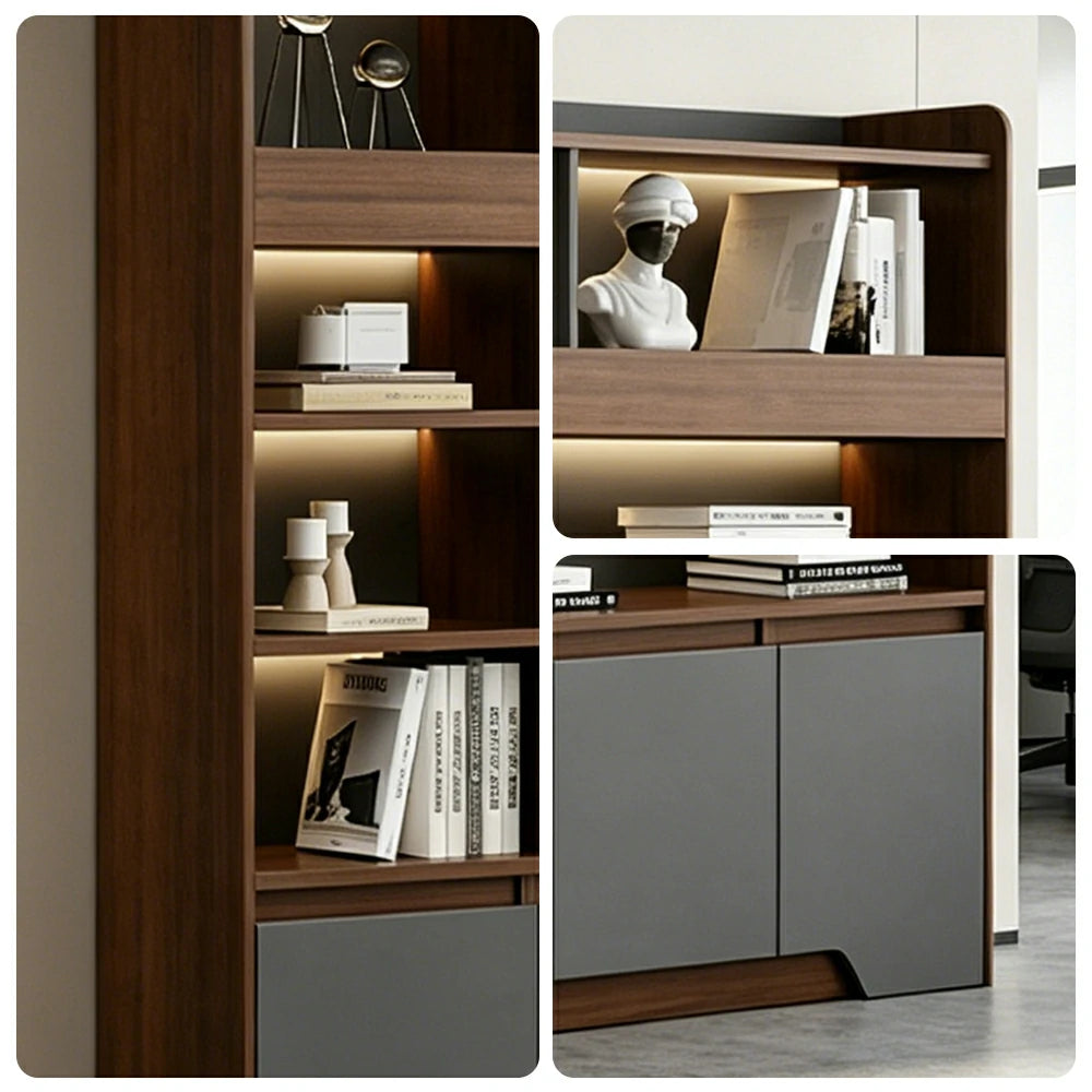 LUXORA 2.4m File Cabinet Large Capacity Office Storage Cabinet for Study Workspace