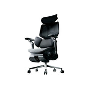 LUXORA  X7 Premium Ergonomic Office Chair Electric Reclining Chair with Massage Heat Support Footrest - Black