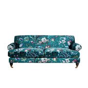 LUXORA Leisure Sofa with Larch Wood Frame and Latex Cushion 170/210cm for Living Room, Study and Balcony - Blue
