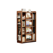 LUXORA 4-Tier Kids Picture Book Storage Cabinet with Pegboard and Sliding Bookshelf for Children's Room and Study