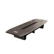 LUXORA Conference Table 240/320/400cm Modern Two-Tone Meeting Desk for Office Boardroom - Dark Grey