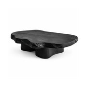 LUXORA Free Form Coffee Table Sculptural Design E0 Material Fully Assembled 100/120cm for Living Room Tea Room Lounge