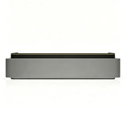LUXORA 120/180cm Modern Office Reception Counter with Integrated LED Lighting for Company, Hotel & Salon - Grey & Black