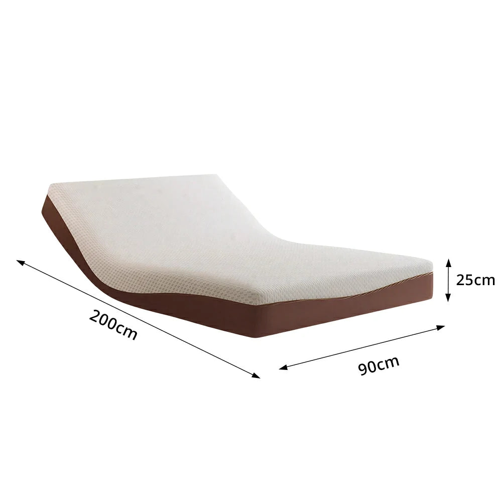 LUXORA Smart Mattress Ergonomic Zoning Electric Adjustable Backrest 90/120/150cm for Elderly Post-surgery Home Use