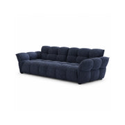 LUXORA Modern Sofa Belgian Chenille Upholstery Triple-Layer Cushioning Pine Wood Frame 210/240cm for Living Room Apartment - Blue