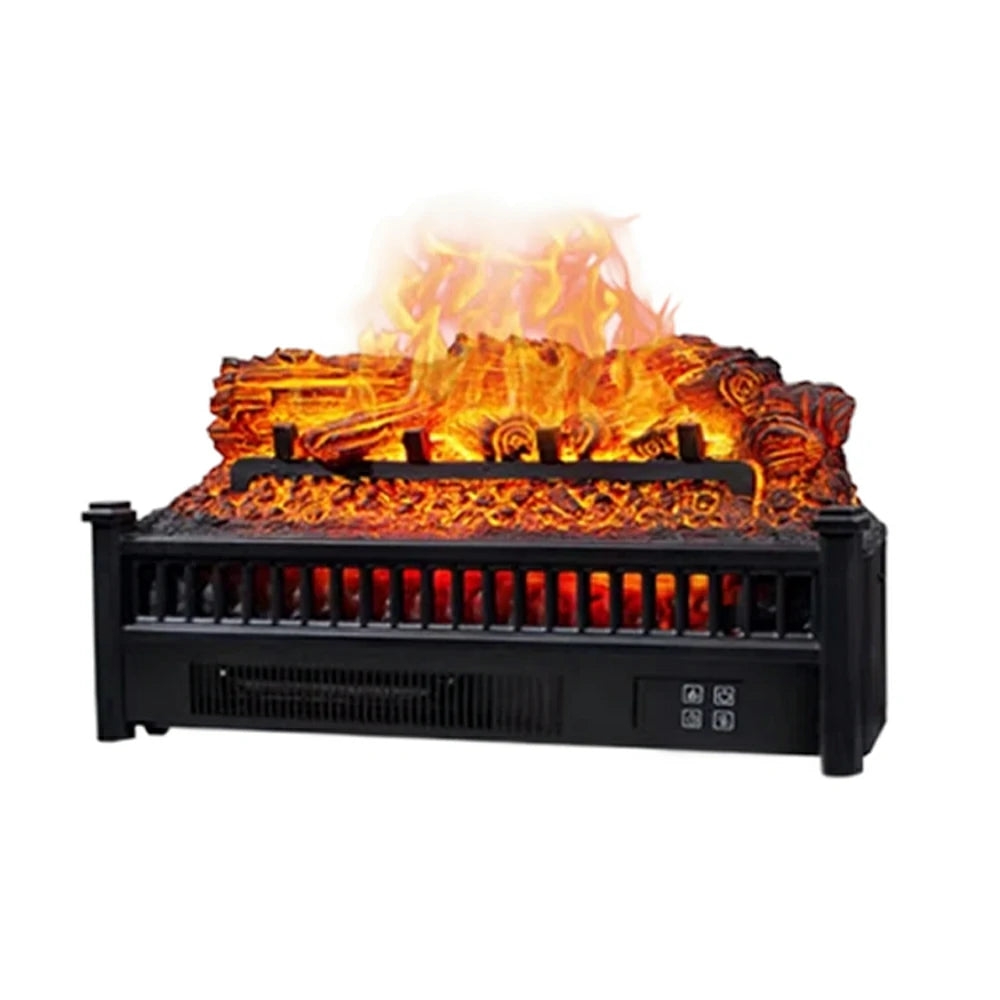 LUXORA Electric Fireplace Heater 3D Log Flame Insert 700W-1600W Indoor Heater with Remote Control