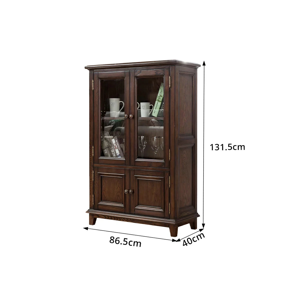 LUXORA Solid Wood 8 Drawer Chest with Large Storage American Style Cabinet for Living Room Bedroom Entryway（副本）