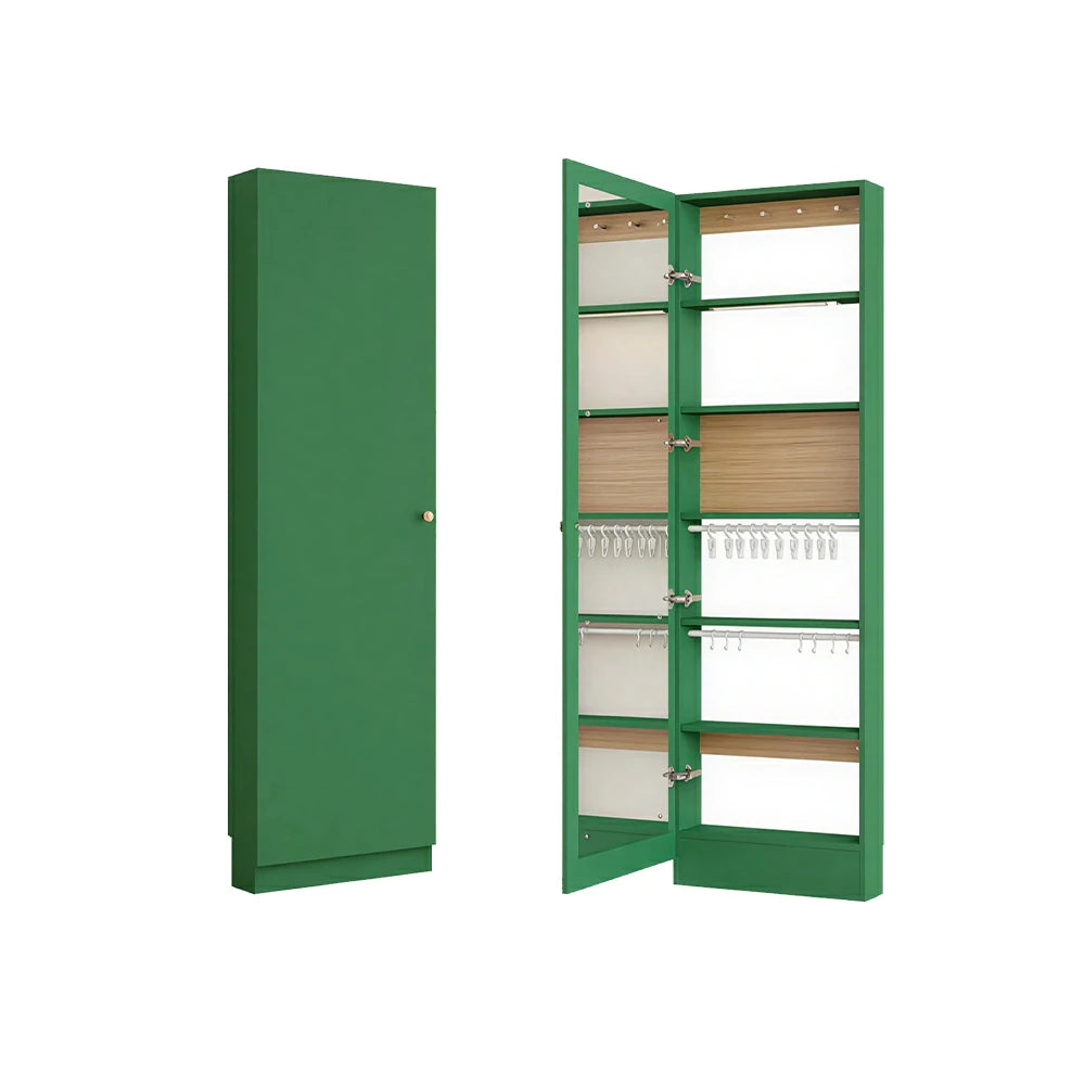 LUXORA Vintage Dressing Cabinet Large Storage Vanity Organizer for Bedroom Walk-In Closet - Green