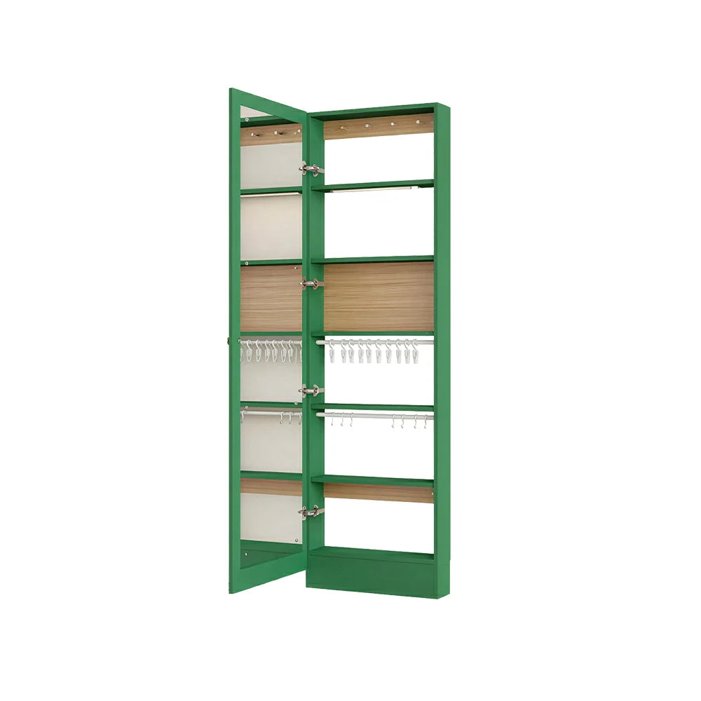 LUXORA Vintage Dressing Cabinet Large Storage Vanity Organizer for Bedroom Walk-In Closet - Green