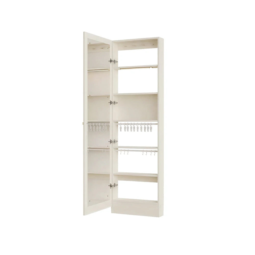LUXORA Vintage Dressing Cabinet Large Storage Vanity Organizer for Bedroom Walk-In Closet - Beige