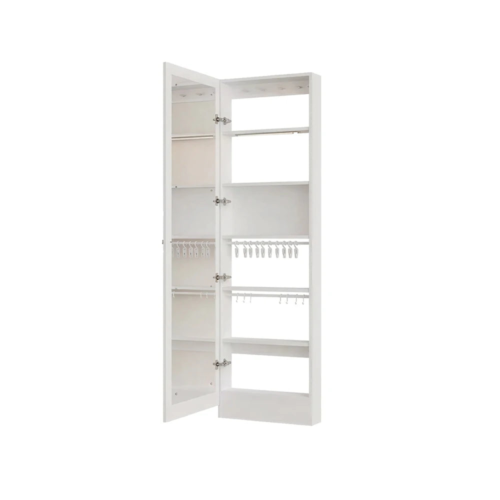 LUXORA Vintage Dressing Cabinet Large Storage Vanity Organizer for Bedroom Walk-In Closet - White