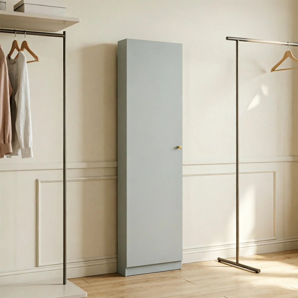 LUXORA Vintage Dressing Cabinet Large Storage Vanity Organizer for Bedroom Walk-In Closet - Grey&Green