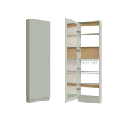 LUXORA Vintage Dressing Cabinet Large Storage Vanity Organizer for Bedroom Walk-In Closet - Grey&Green