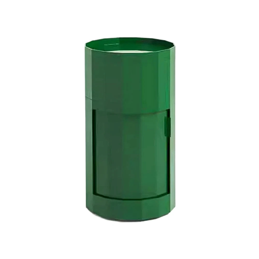 LUXORA 49/66cm Multi-Function Side Table - Removable Tray Design - Stable & Mobile Structure - Compact Rolling Storage Unit - Green