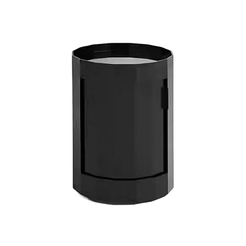 LUXORA 49/66cm Multi-Function Side Table - Removable Tray Design - Stable & Mobile Structure - Compact Rolling Storage Unit - Black