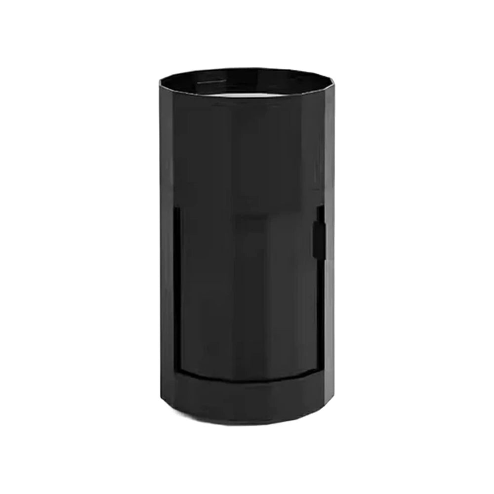 LUXORA 49/66cm Multi-Function Side Table - Removable Tray Design - Stable & Mobile Structure - Compact Rolling Storage Unit - Black