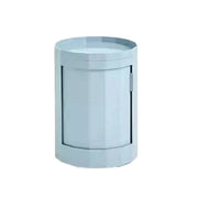 LUXORA 49/66cm Multi-Function Side Table - Removable Tray Design - Stable & Mobile Structure - Compact Rolling Storage Unit - Blue